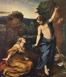 ציור של ישו עם מרים המגדלית